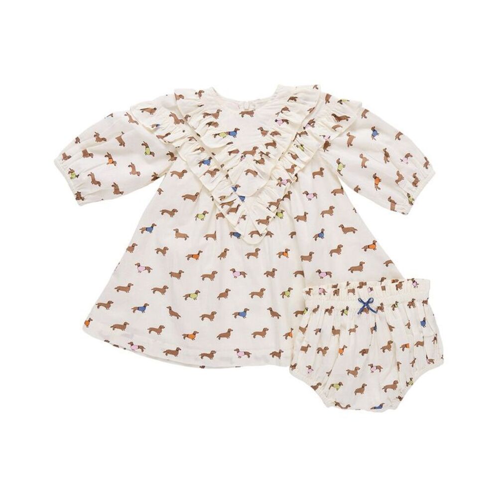 Pink Chicken  Baby Girls Everly Dress Set, Multi